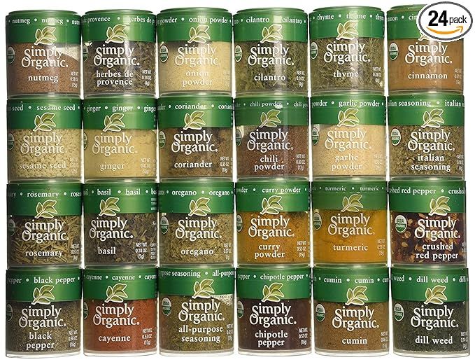Simply Organic Ultimate Organic Starter Spice Gift Set | Amazon (US)
