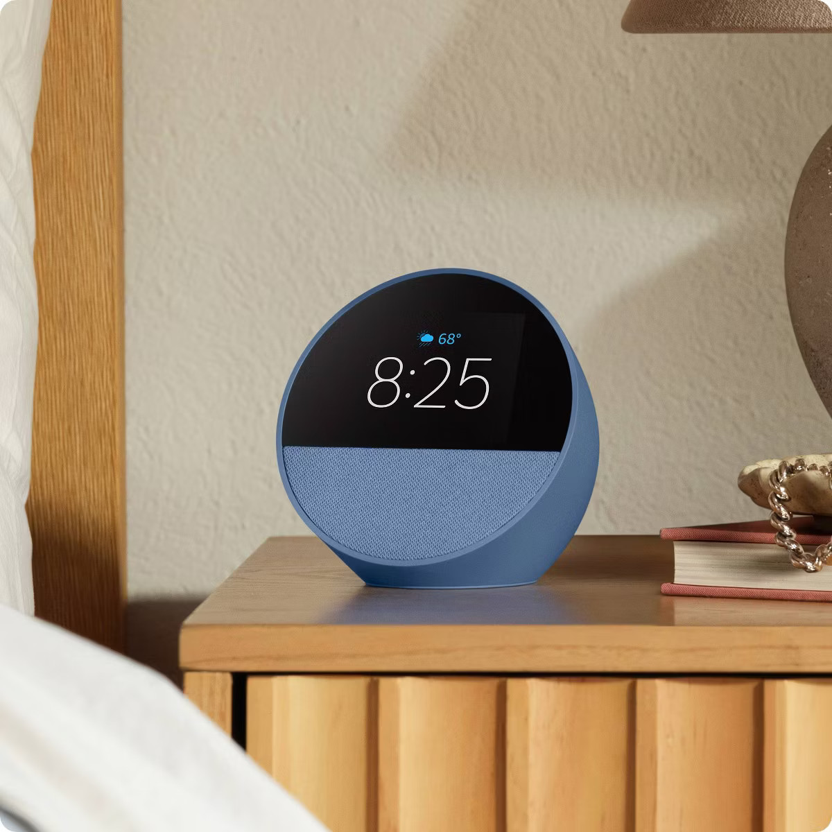Amazon Echo Spot, Smart Alarm Clock with Vibrant Sound and Alexa (2024 Release) - Blue | Target