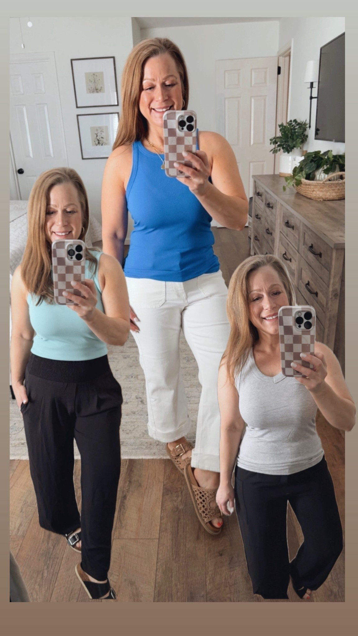 Some of my favorites are on sale today: 
High neck tank
Racerback tank
V neck tank
Black Pants 

I am in a small in all.


Fashion Finds
Summer fashion 

#LTKMidsize #LTKPetite #LTKSaleAlert