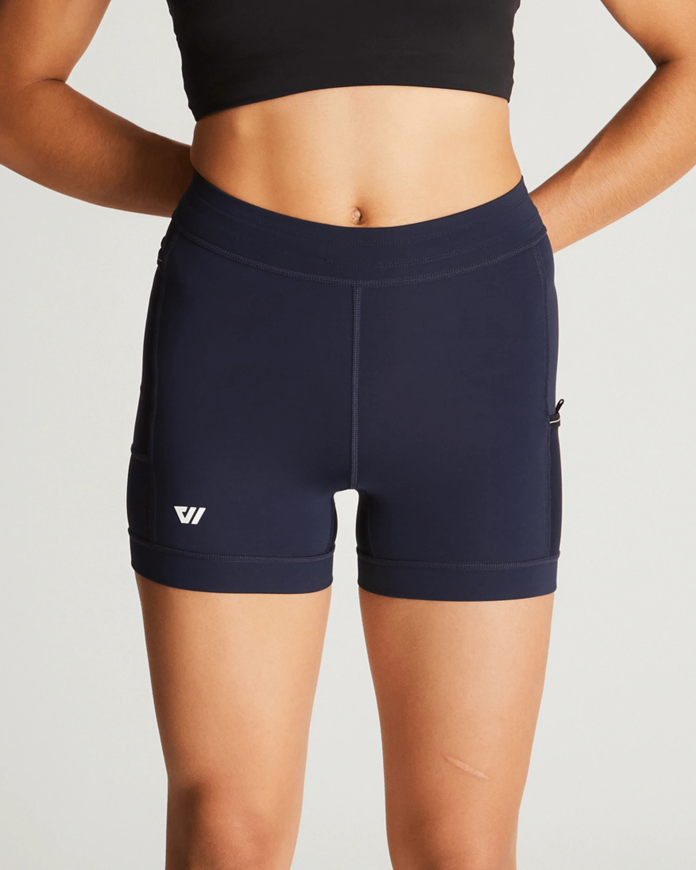 Women's Distance Half Tight in Navy | WOLACO (US)