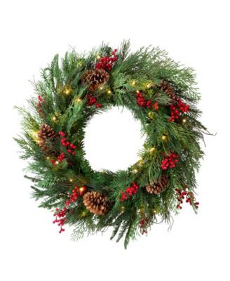 Balsam Hill Berry Pine Wreath