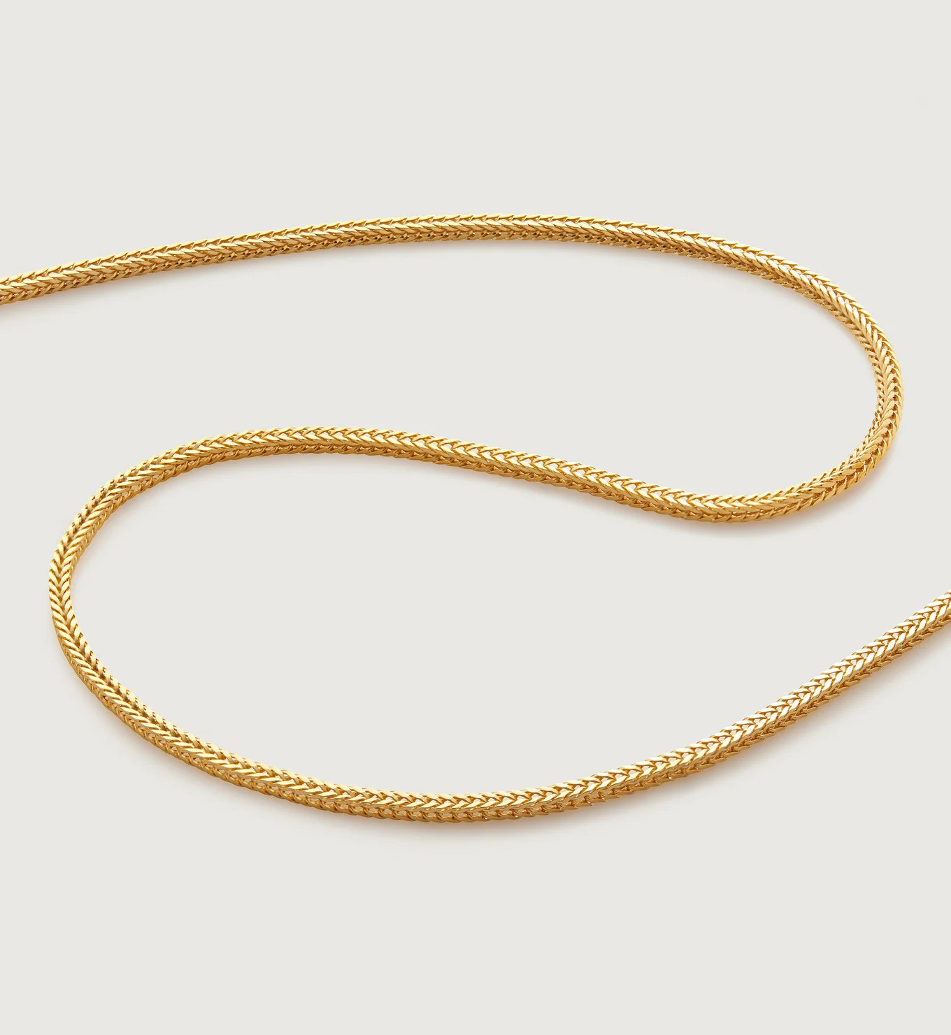 Juno Fine Chain Necklace Adjustable 46-50cm/18-20' | Monica Vinader (Global)