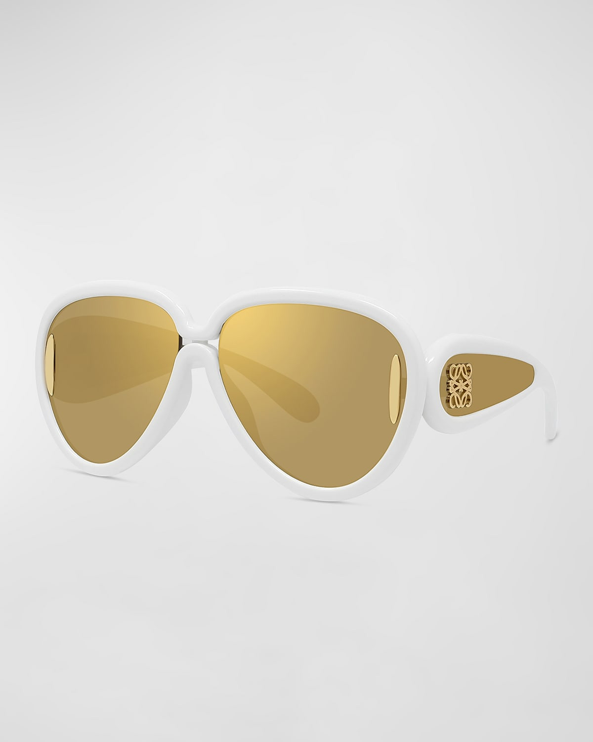 Men's Anagram Oversized Oval Sunglasses | Neiman Marcus