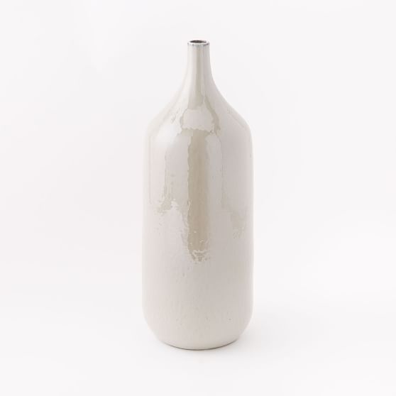 Bright Ceramicist Vase, Oversized Bottle, Dove | West Elm (US)