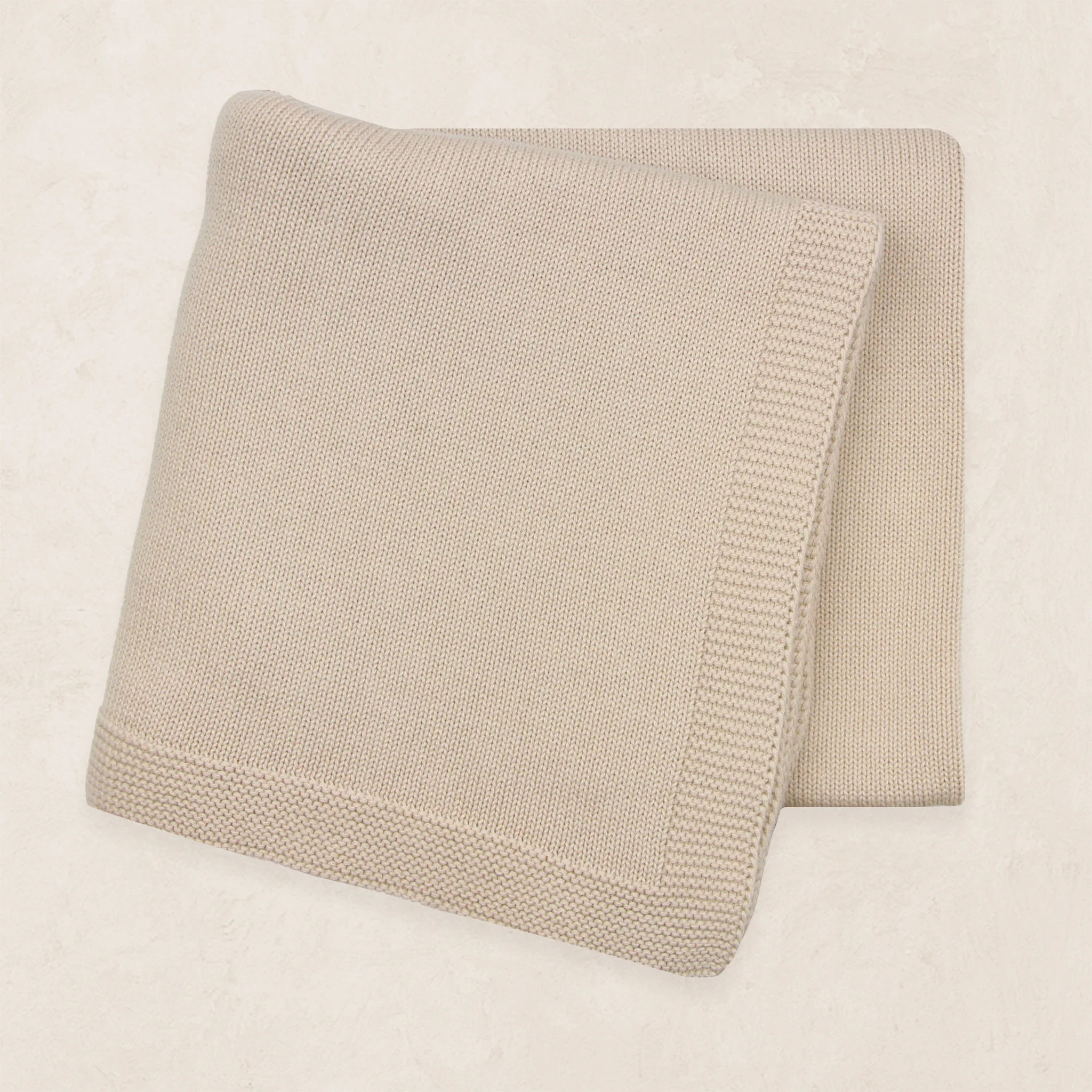 Knit Blanket - Tan | Lou Lou & Company