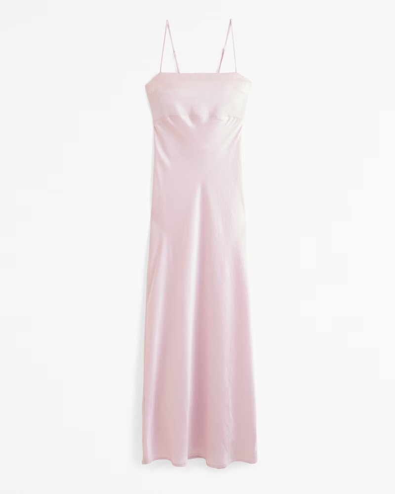 Women's The A&F Julia Slip Cowl Back-Bow Maxi Dress | Women's Dresses & Jumpsuits | Abercrombie.c... | Abercrombie & Fitch (US)