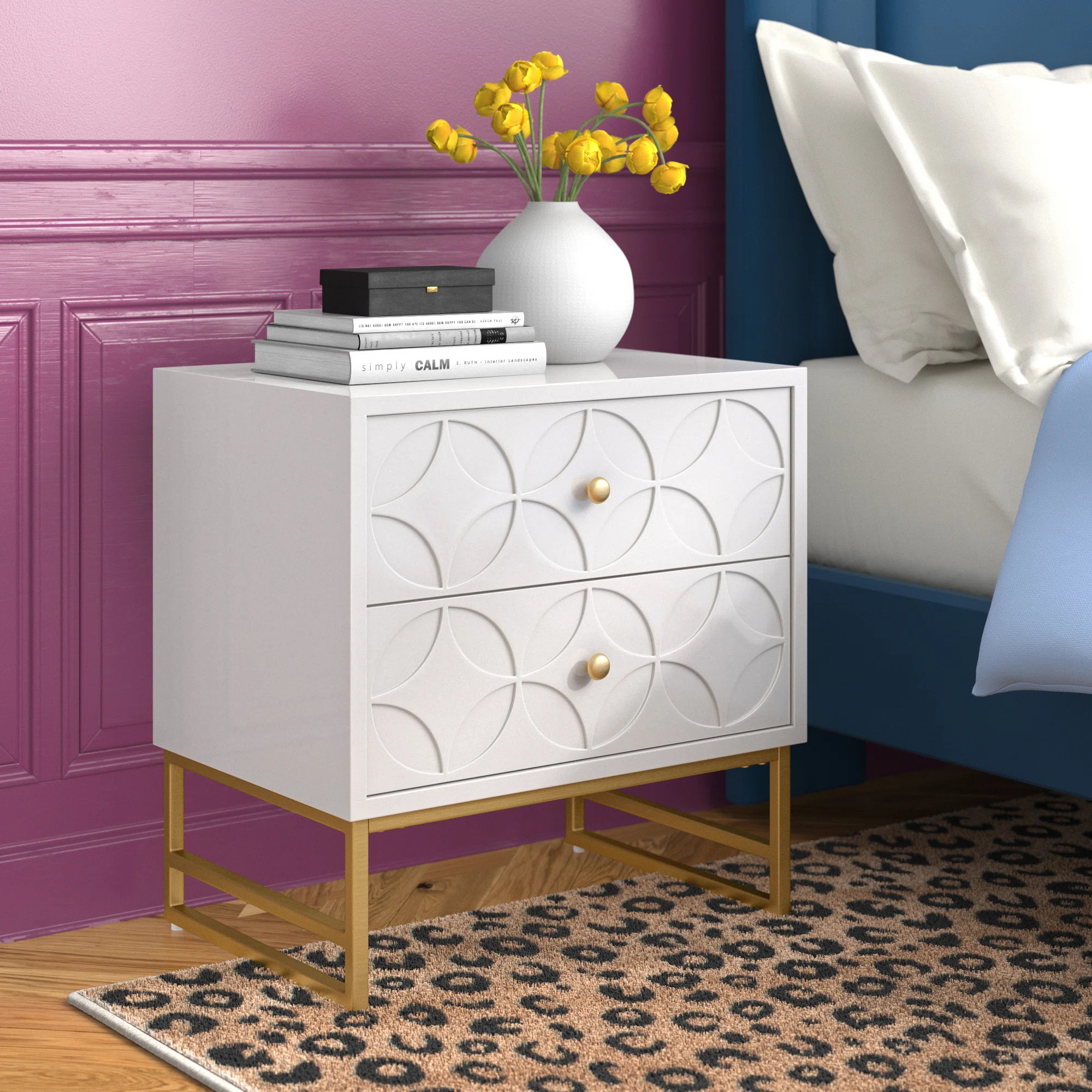 Etta Avenue™ Keeya 2 - Drawer Nightstand & Reviews | Wayfair | Wayfair North America