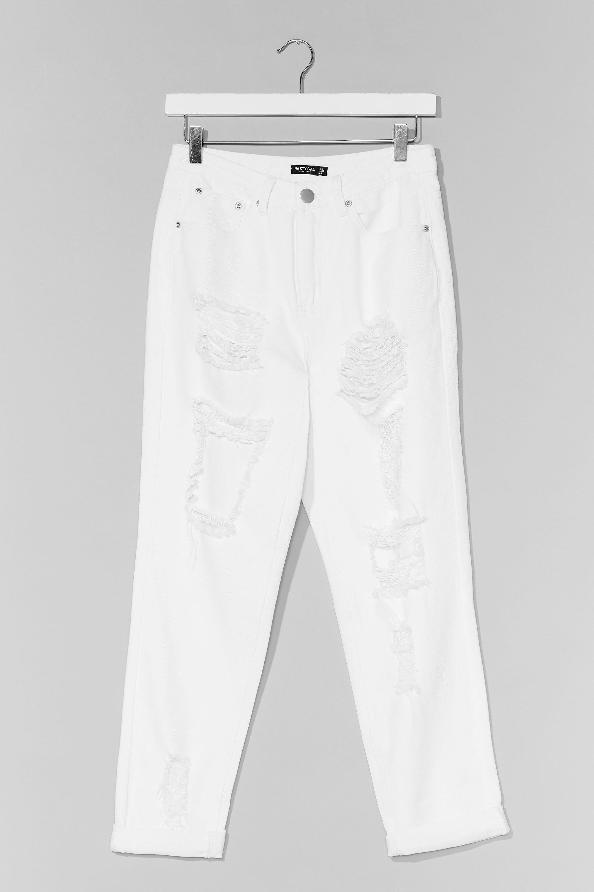 Girl Talk Distressed Mom Jean | NastyGal (UK, IE)