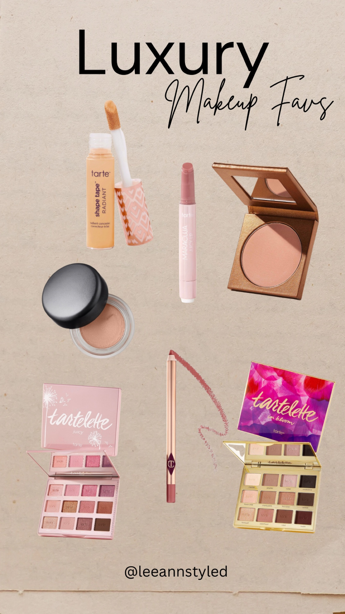 My favorite luxury makeup items! Most of my favorites are from Tarte to include the majority of my eyeshadow palettes. They’re worth the hype! I linked everything in the shade/color I use! 

Beauty favs, beauty favorites, luxury favorites, tarte favorites, high end makeup, 

#LTKfindsunder50 #LTKsalealert #LTKbeauty