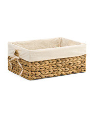 Large Rectangular Basket With Canvas Liner | Office & Storage | Marshalls | Marshalls