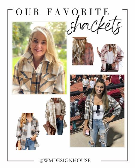 There's something about shackets that just make them so darn cozy and stylish at the same time. They're the perfect layering piece for those chilly days, and they come in so many different styles to suit any outfit. Whether you're looking for a classic denim shacket or something a little more unique, we've rounded up our favorite. ✨🍁

#favoriteshackets #shackets #fallshackets #falloutfits #outfits #fashion

#LTKbeauty