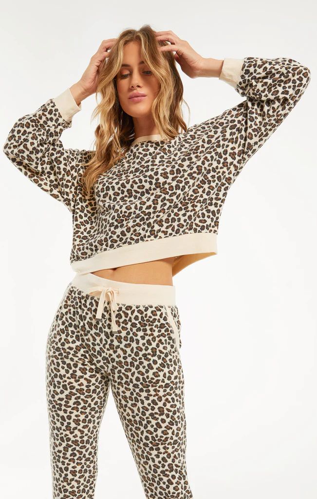 Brushed Leopard Pullover | Z Supply