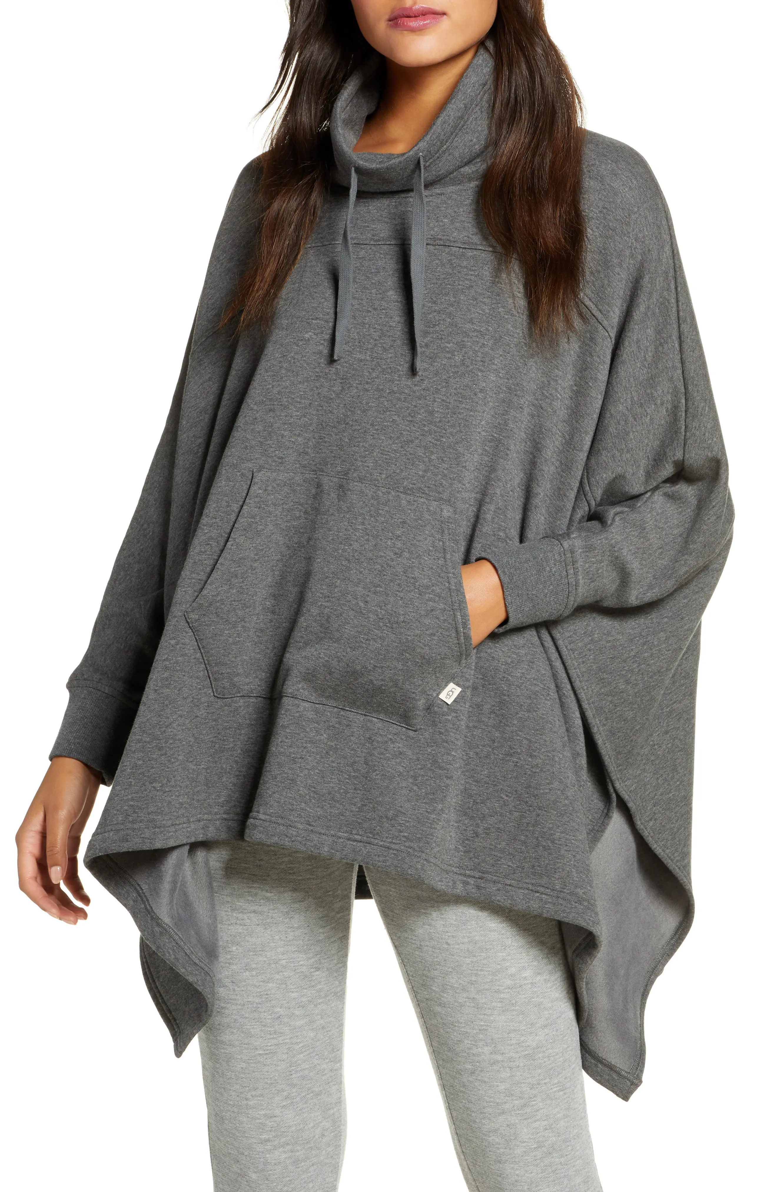 Women's UGG Charlynne Poncho, Size X-Small/Small - Grey | Nordstrom