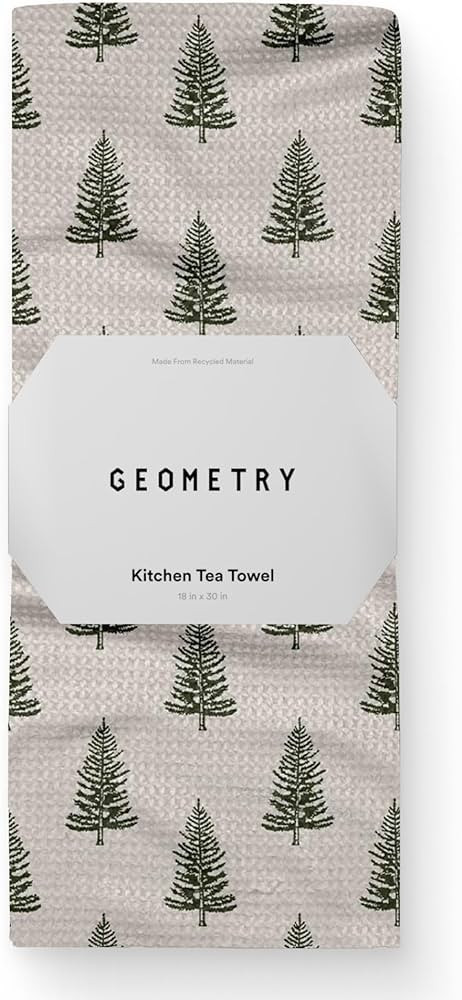 GEOMETRY Christmas Kitchen Towels - Quick Dry Microfiber Cloth Dish Towels for Kitchen Drying - P... | Amazon (US)