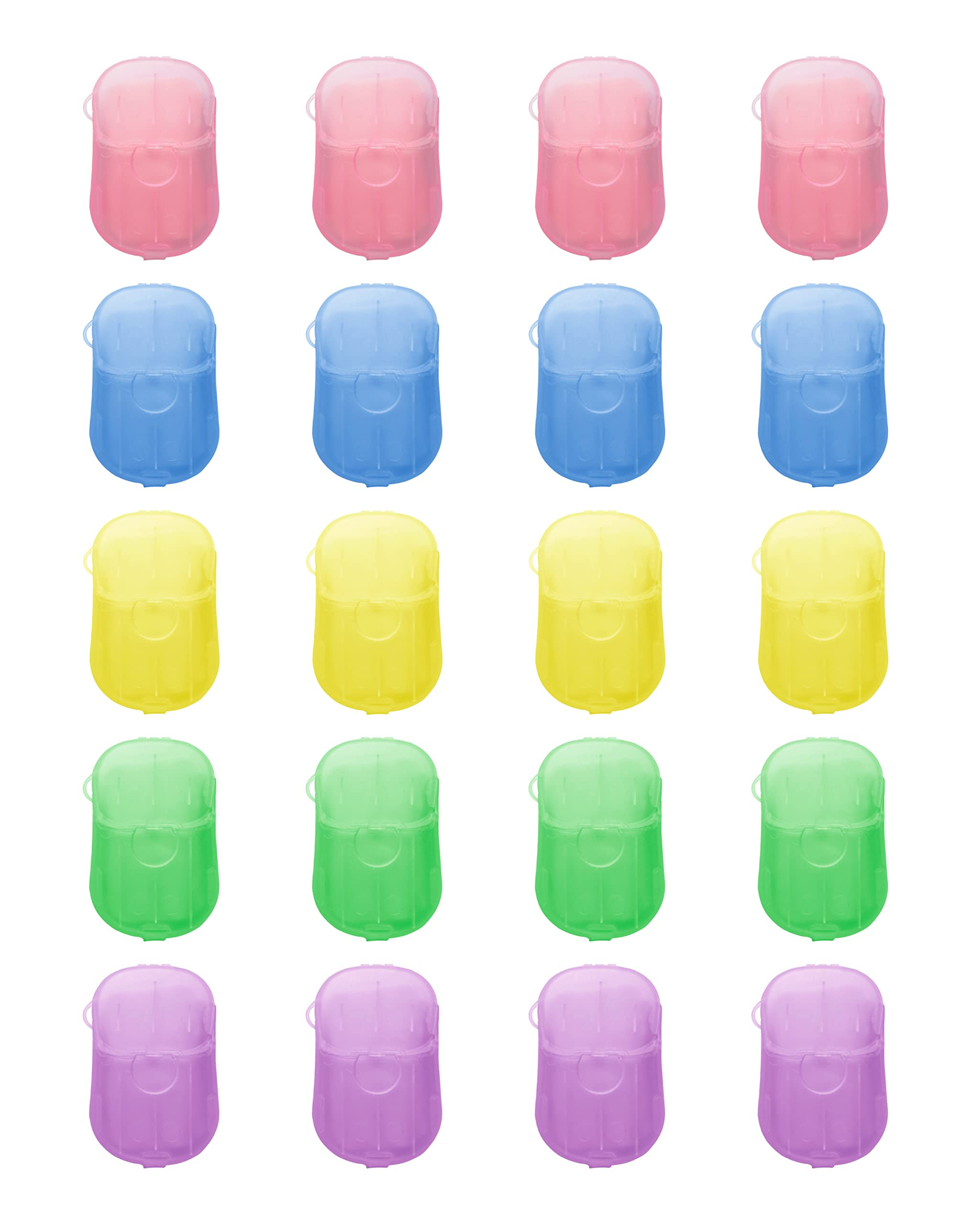 DF DUALFERV Paper Hand Soap Sheets for Traveling, 20 Pack (400 Sheets) Mini Portable Hand Soap Sh... | Amazon (US)