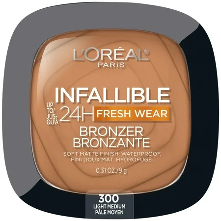 L'Oreal Paris Infallible Soft Matte Bronzer, Light Medium, 0.31 oz | Walmart (US)