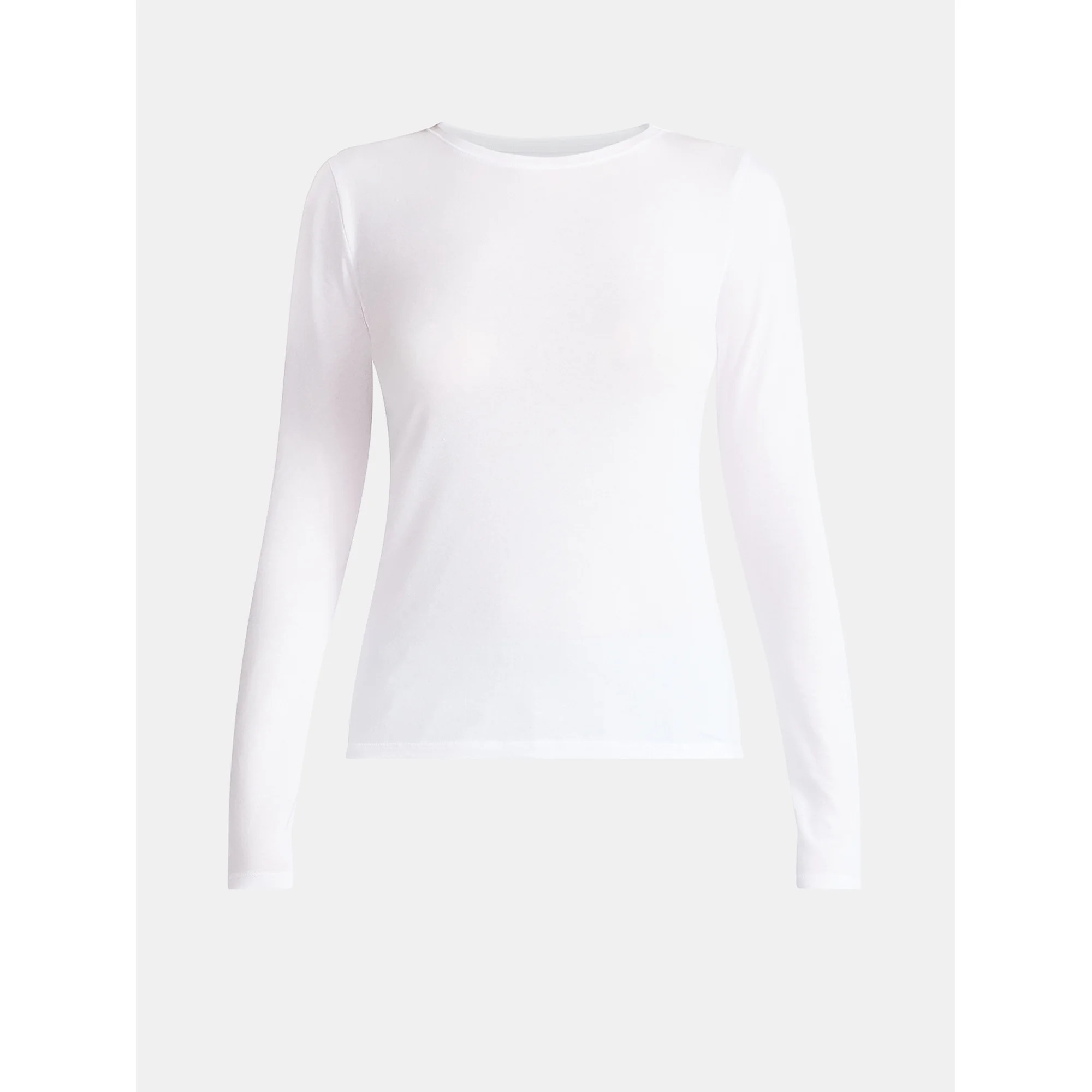 No Boundaries Long Sleeve Crewneck Tee, Women's - Walmart.com | Walmart (US)