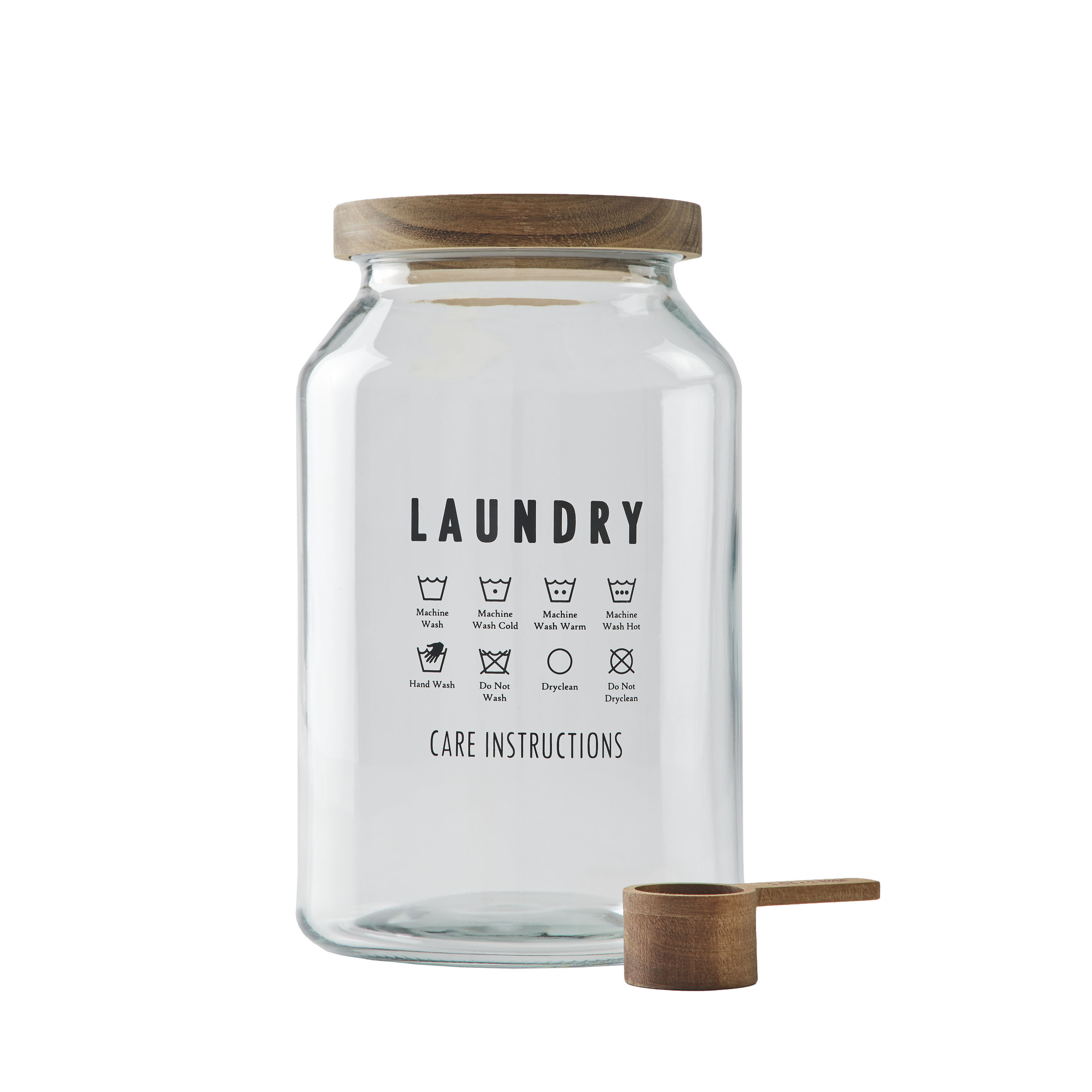 Better Homes & Gardens Large Glass Laundry Detergent Container with Scoop, Adult | Walmart (US)