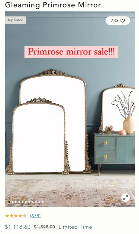 Anthropologie primrose mirror on sale!

#LTKhome #LTKsalealert #LTKfamily
