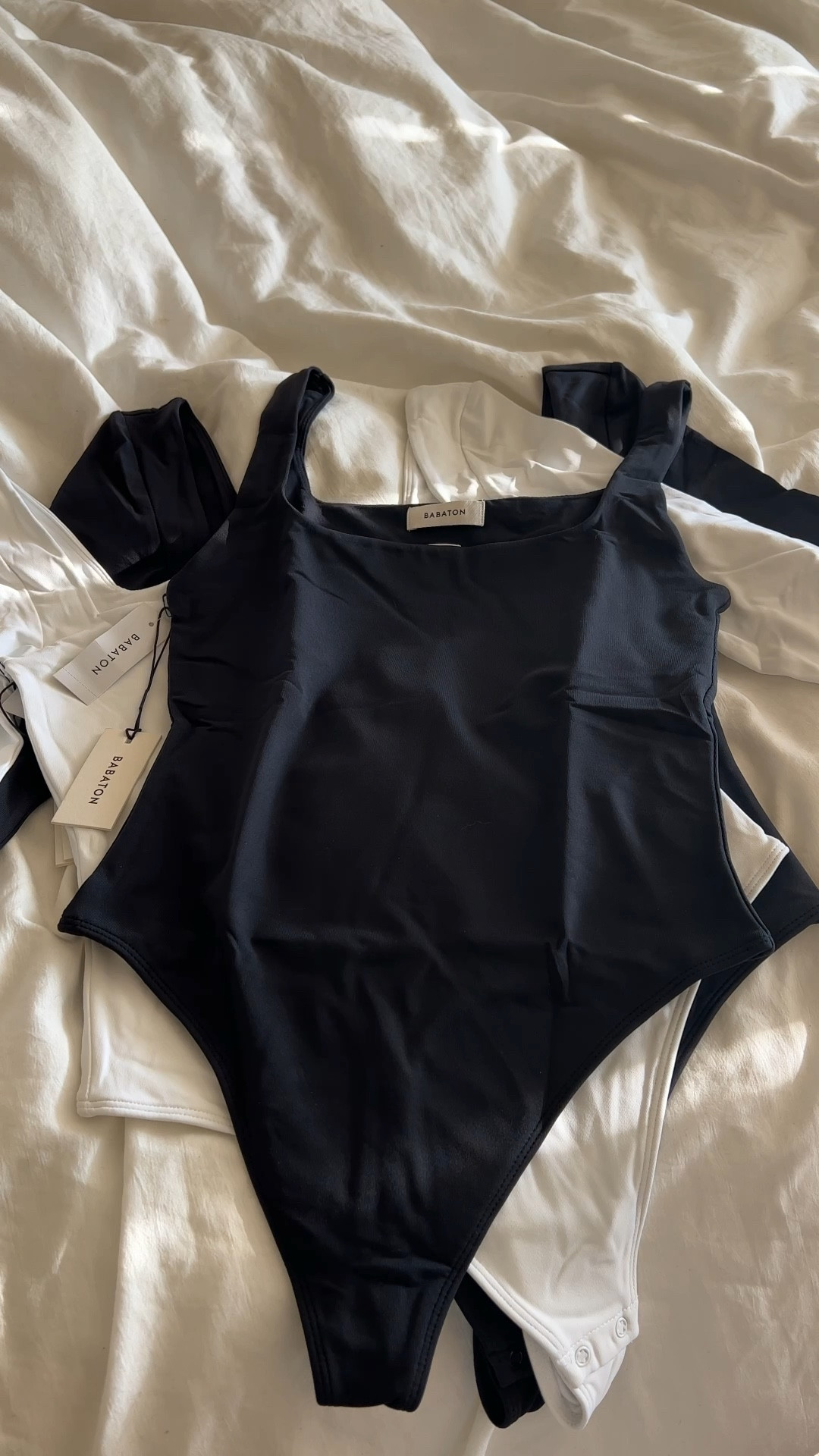 I got these body suits over a year ago and they have become my staple pieces in my closet. The material is thick and comfortable and a must have for everything building a timeless capsule wardrobe! I am 5’4 and I wear a medium 🤍

#LTKmidsize #LTKU #LTKstyletip