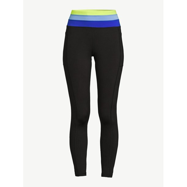 Love & Sports Women's Color Band Leggings - Walmart.com | Walmart (US)