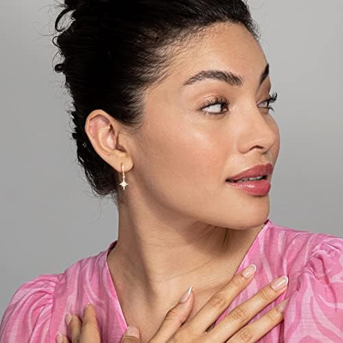 PAVOI 14K Gold Plated S925 Sterling Silver Post Lightweight Drop/Dangle Huggie Earrings for Women... | Amazon (US)