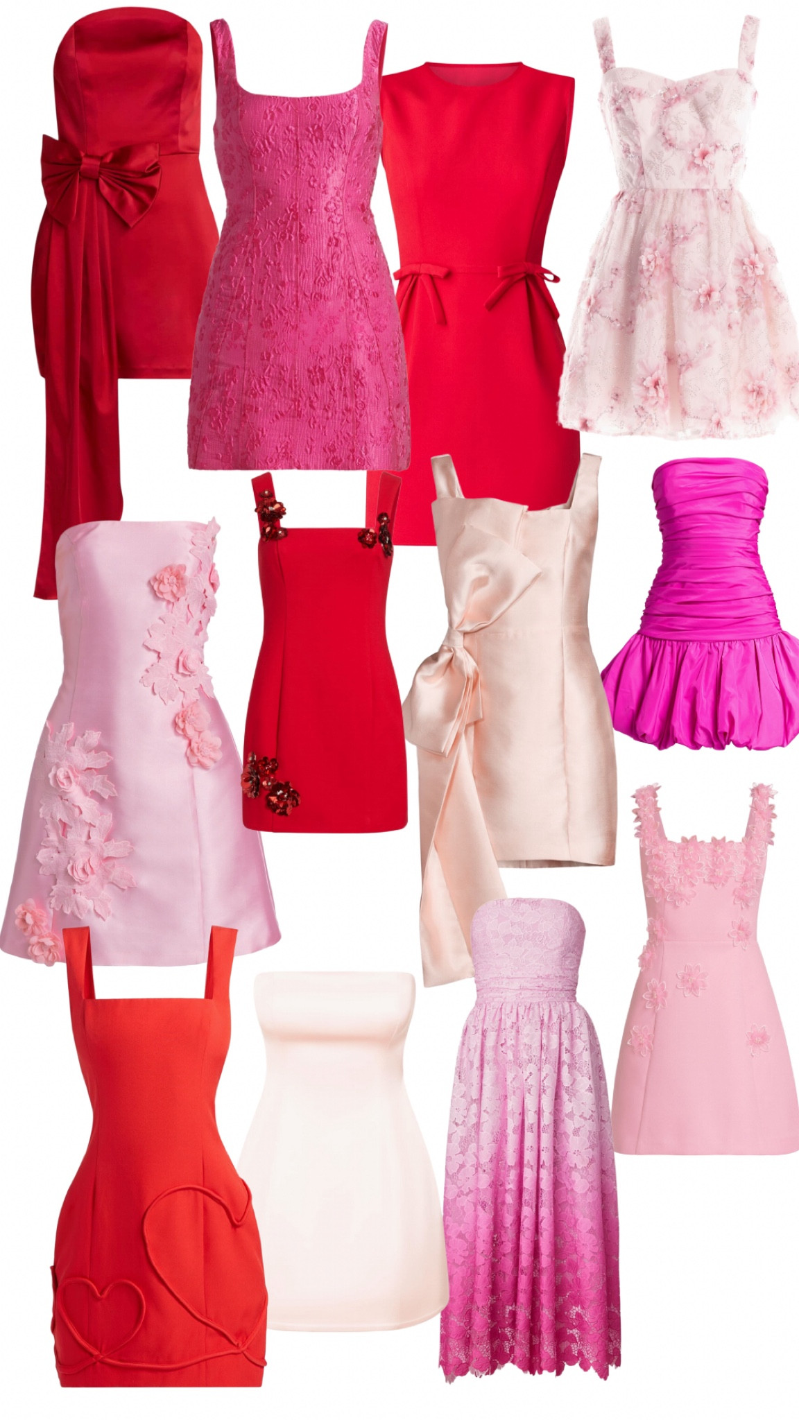 Valentines occasion dress inspo 

Pinks & Reds 🩷❤️

#LTKParties #LTKSeasonal #LTKStyleTip