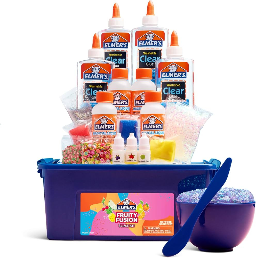Elmer's Fruity Fusion Slime Kit, Includes Elmer's Clear Glue, Magical Liquid Slime Activator, Cla... | Amazon (US)
