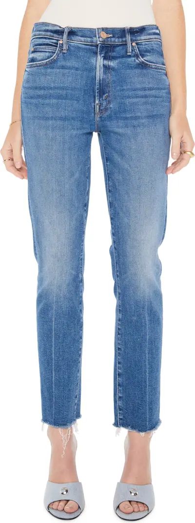 The Rascal Frayed Ankle Slim Jeans | Nordstrom
