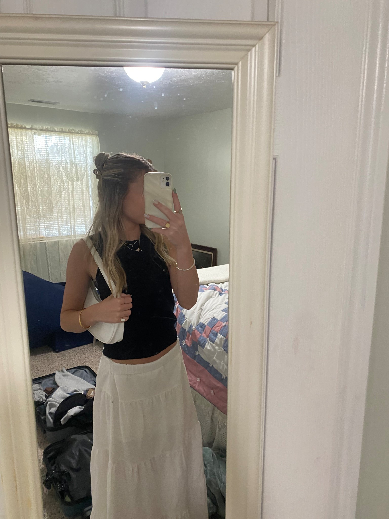 Spring outfit inspo!
Top size s, Skirt s
#outfitinspo #fit #skirt #hairstyle

#LTKSeasonal #LTKPetite #LTKStyleTip