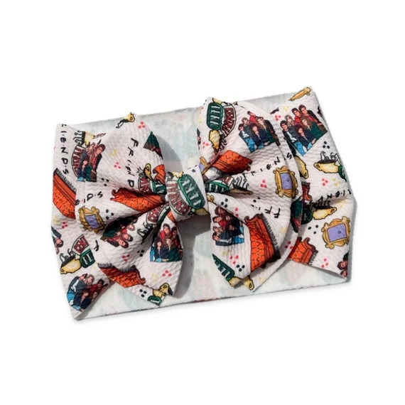 Friends Headwrap  Friends Bow  Pull Proof  Permanently Sewn - Etsy | Etsy (US)