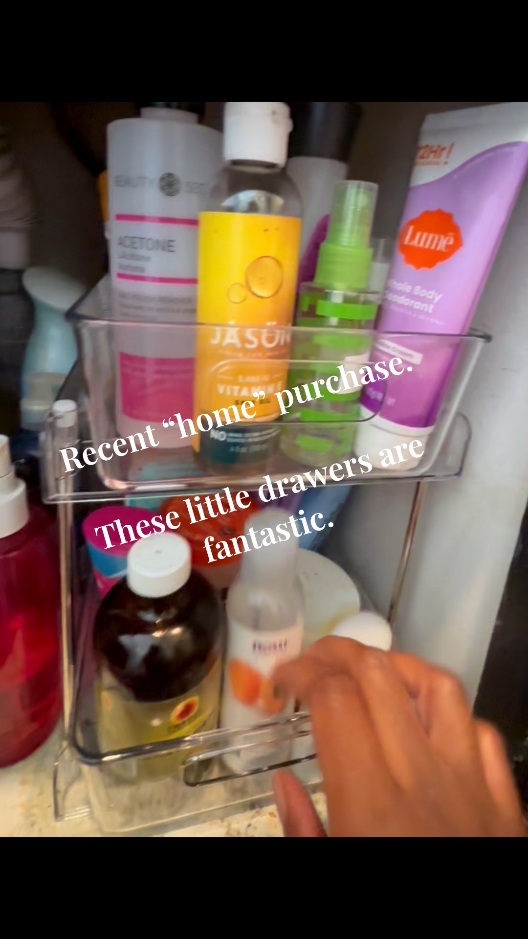 My bathroom cabinet feels so organized now. 🤓 

#LTKFindsUnder50 #LTKHome