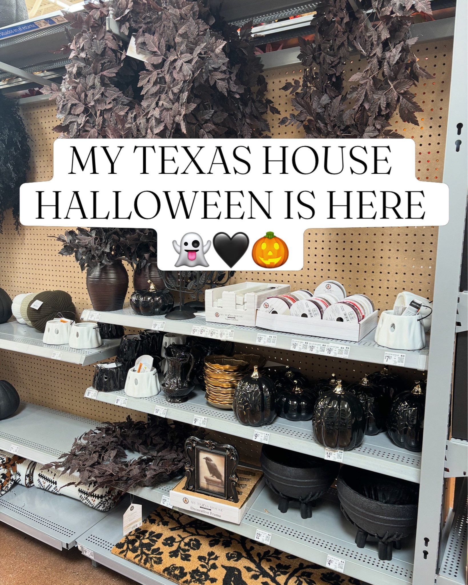New at Walmart!  My Texas House Halloween is here! 👻🖤

#LTKSeasonal #LTKHome