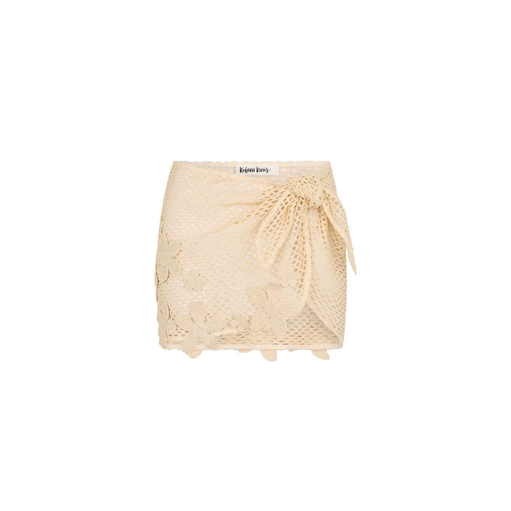 Applique Crochet Sarong - Sunset Shell | Kulani Kinis US