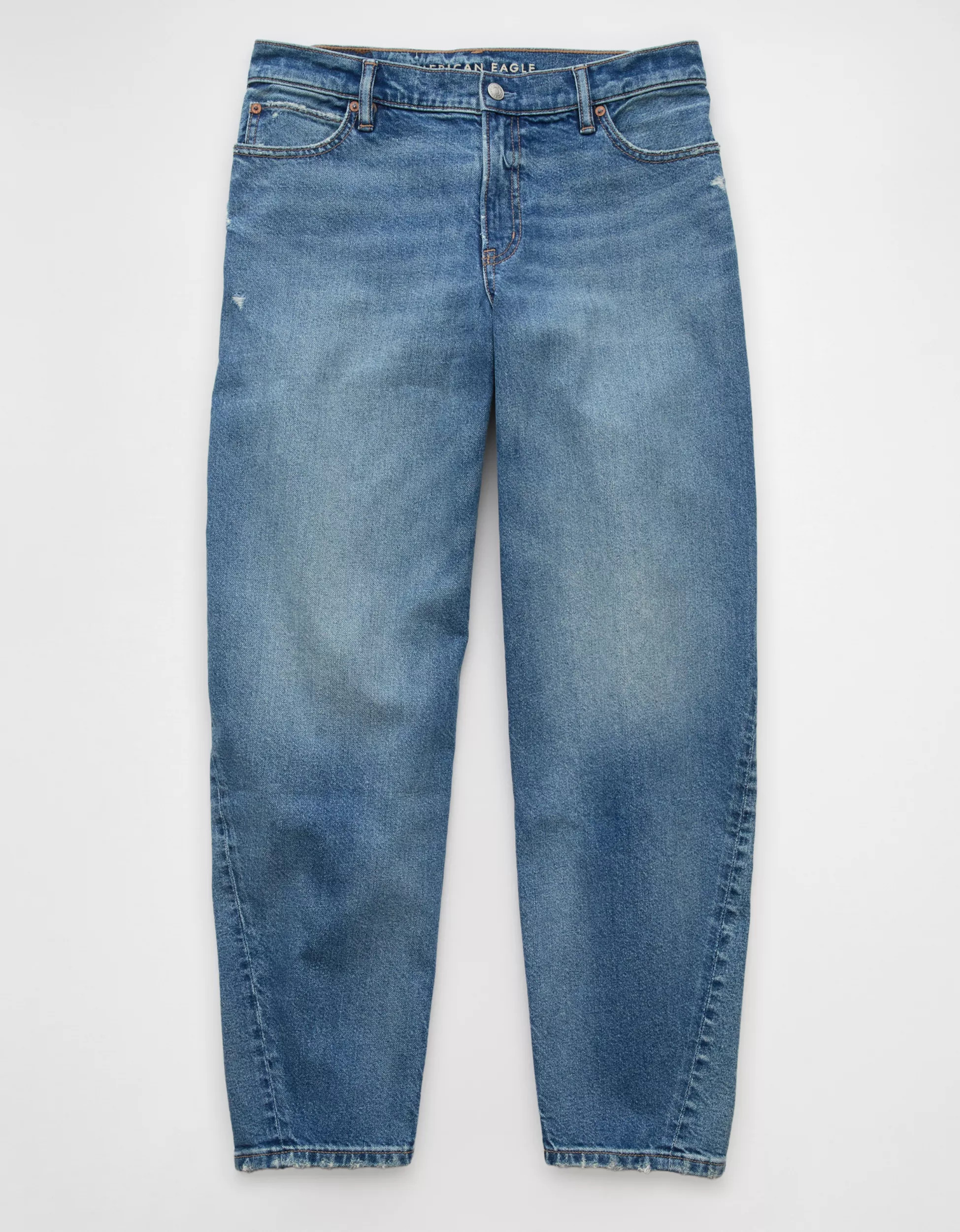 AE Strigid Low-Rise Baggy Barrel Jean | American Eagle Outfitters (US & CA)