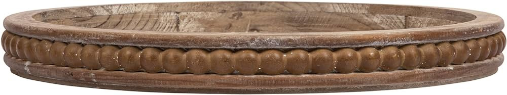 Creative Co-Op Decorative Wood Tray, Single, Natural | Amazon (US)