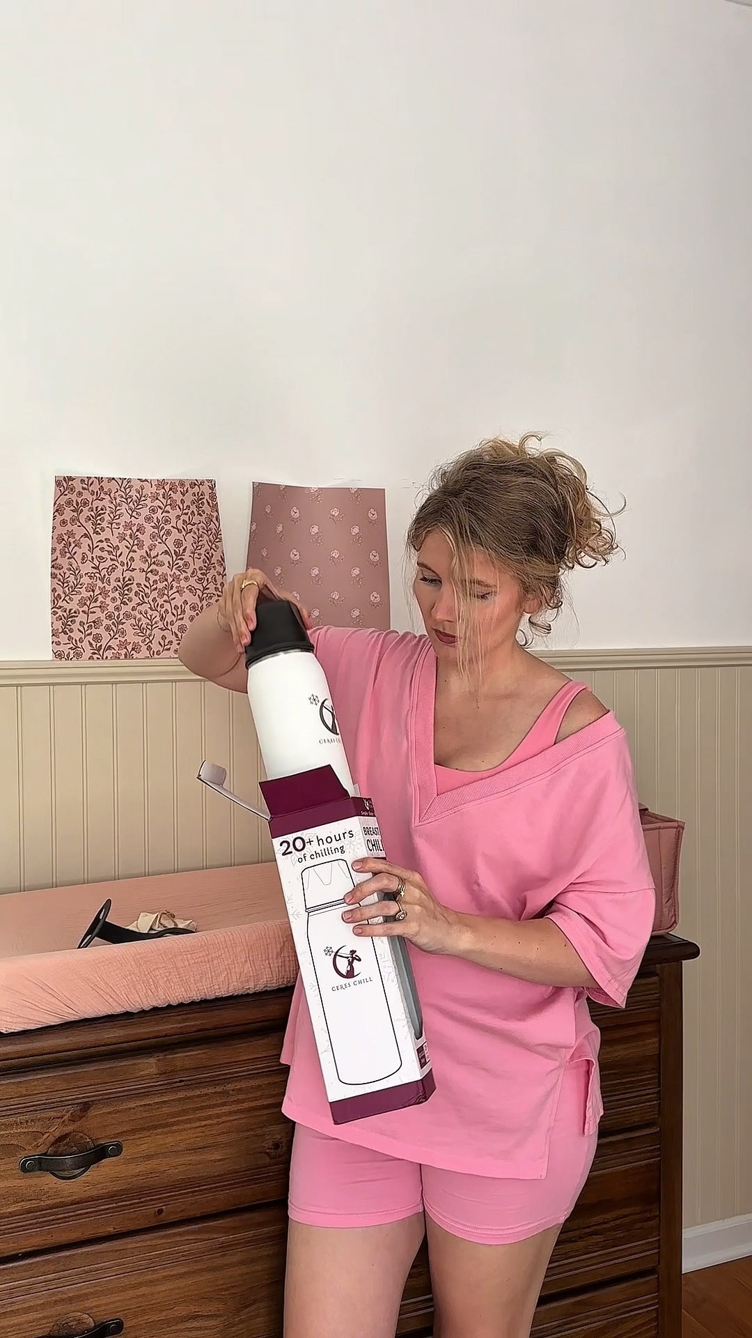 Breastmilk chiller. Keeps milk cool for 20+ hours, which means you don’t have to take your pumped milk to the fridge in the middle of the night  

#LTKFamily #LTKBaby