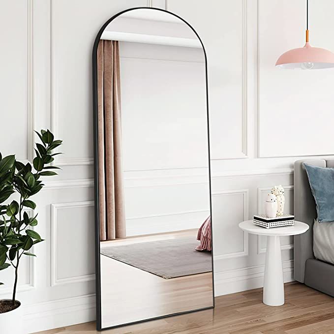 PexFix Full Length Mirror Sleek Arched-Top Standing Mirror Floor Mirror, Wall Mirror Standing, Le... | Amazon (US)