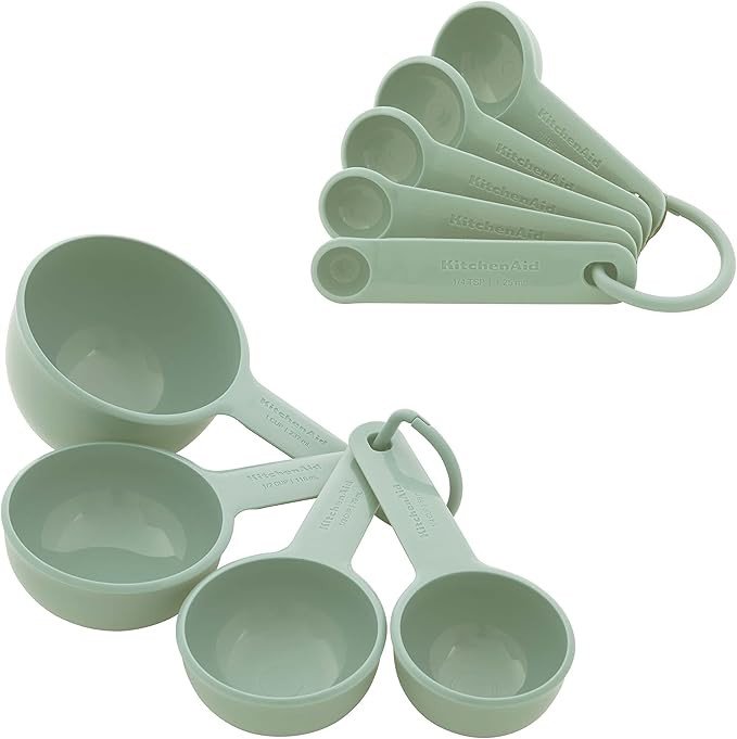 KitchenAid Universal Measuring Cup and Spoon Set, 1/4, 1/2, 1/3, and 1 cup size, and 1 tablespoon... | Amazon (US)