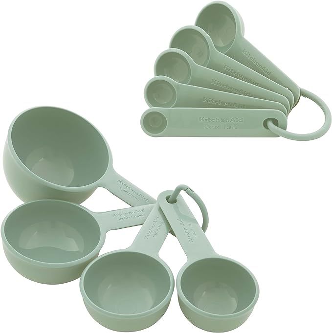 KitchenAid Universal Measuring Cup and Spoon Set, 1/4, 1/2, 1/3, and 1 cup size, and 1 tablespoon... | Amazon (US)