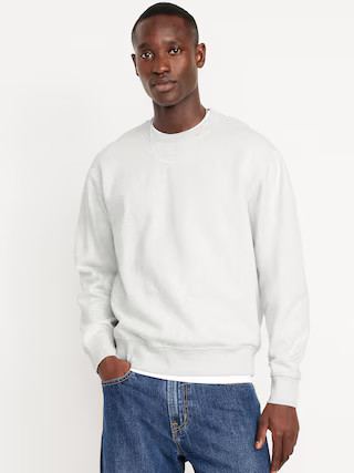 Oversized Crew-Neck Sweatshirt | Old Navy (US)