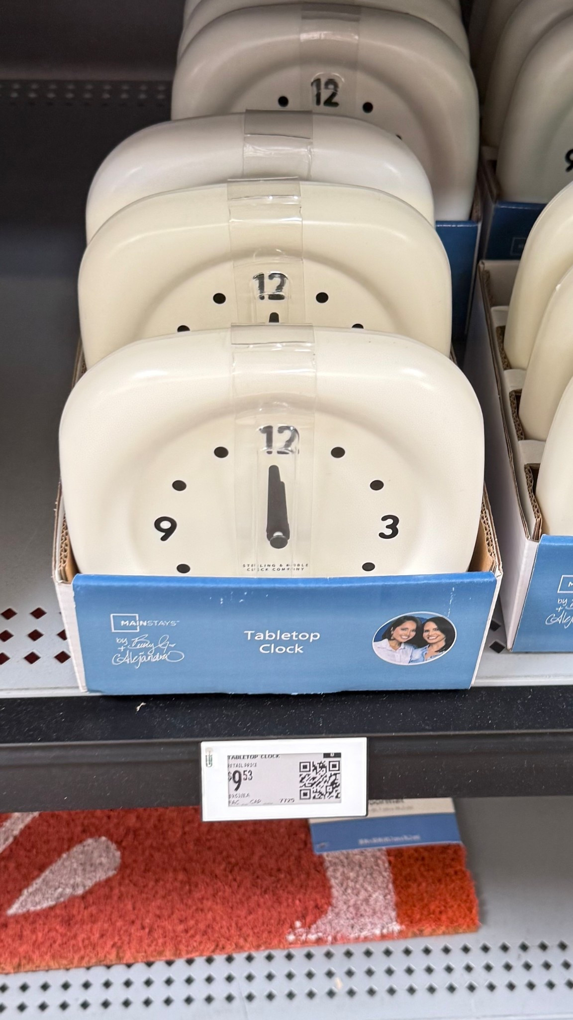 White off white tabletop clock small home decor neutral home 

#LTKHome #LTKFindsUnder50 #LTKStyleTip