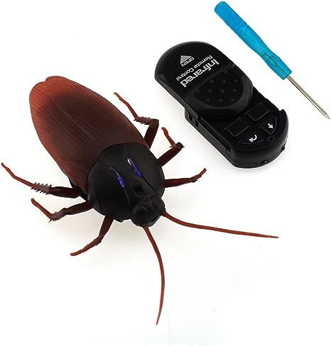 Tipmant RC Cockroach Remote Control Car Vehicle Animal Toys Electronic Realistic Fake Big Insect ... | Amazon (US)