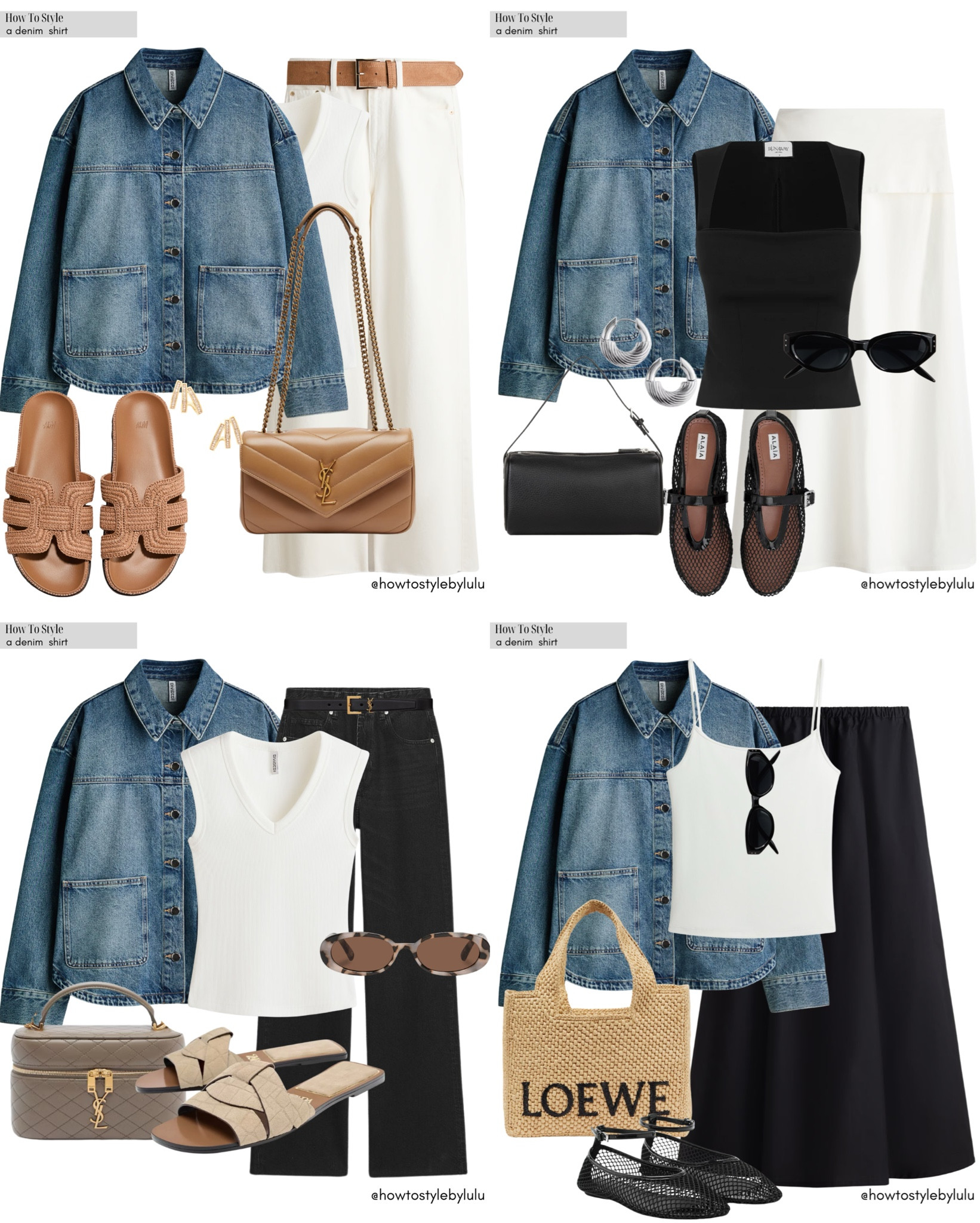6 LOOKS WITH A DENIM SHIRT🩵🩵

#LTKuk #LTKspring