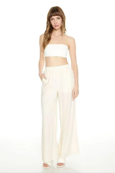 High-Rise Wide-Leg Pants | Forever 21