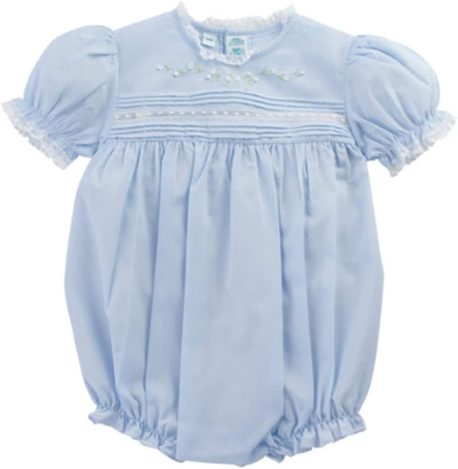 Feltman Brothers Infant Girls Bubble Outfit Lace Trim | Amazon (US)