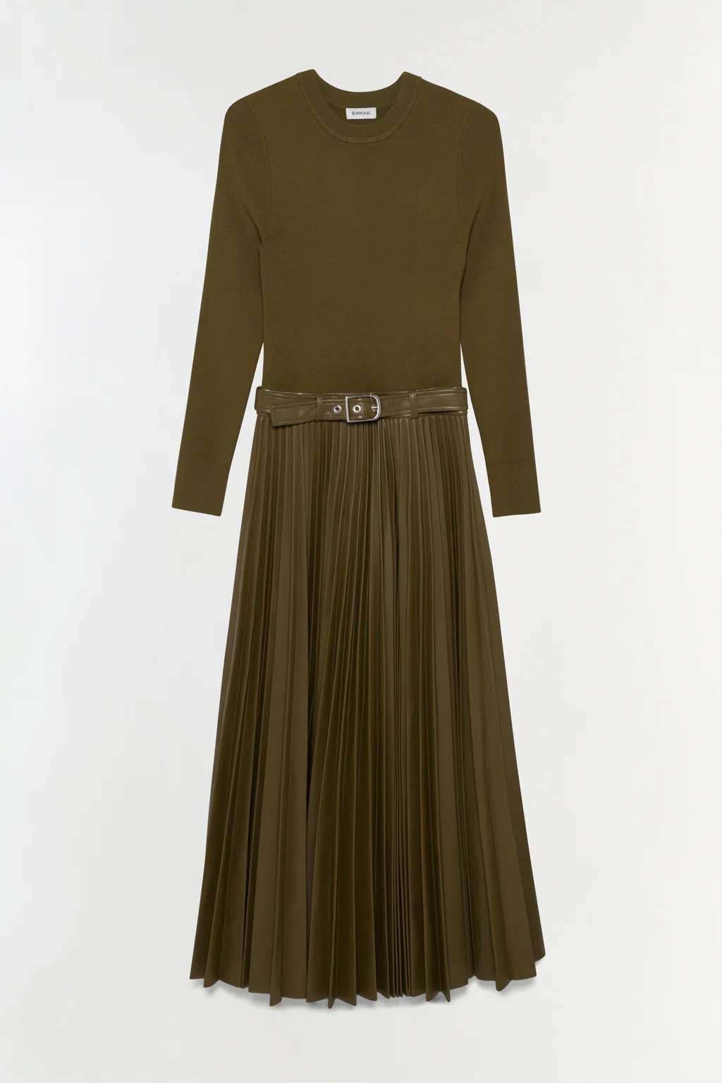 Abilene Knit Combo Midi Dress | Simkhai