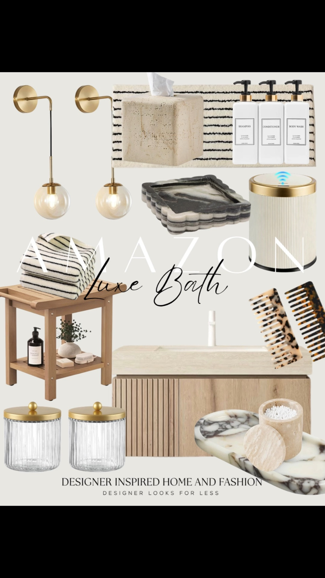 Luxe bathroom finds from Amazon! 

#LTKHome