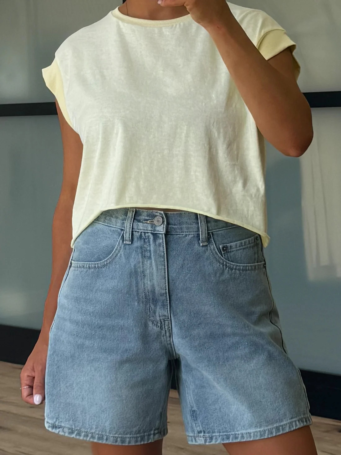 Mac Relaxed Denim Shorts | Talulah