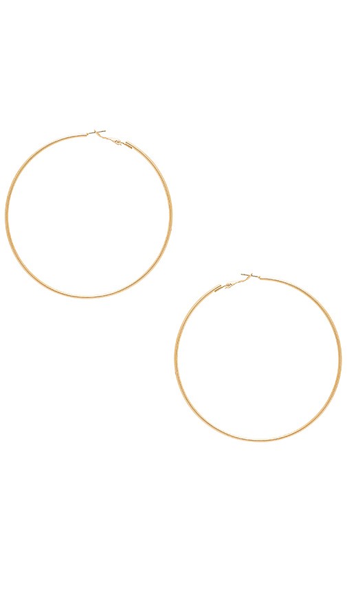 Koko Hoop in Gold | Revolve Clothing (Global)